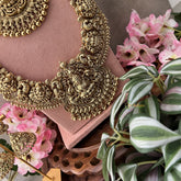 Vriksham Antique Nakshi Lakshmi Bridal Set-G18662